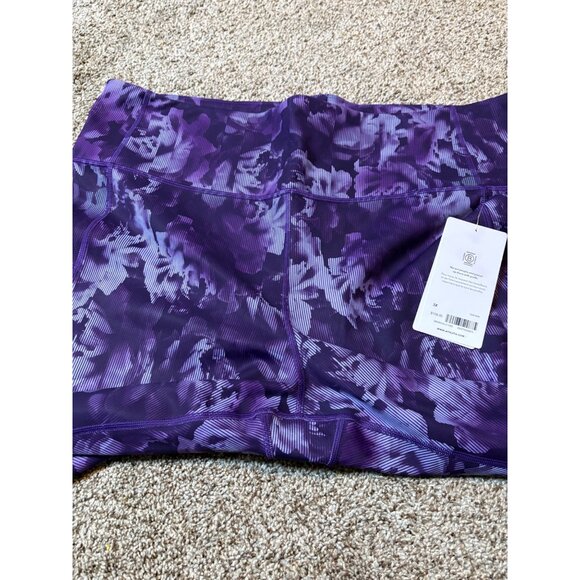 NEW Athleta Rainier Printed Tight Leggings High-Rise Drawstring Plush SuperSonic - Picture 8 of 14